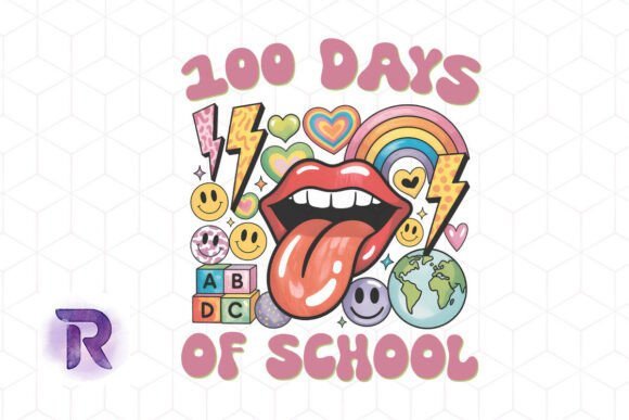 Happy 100 Days of School Coquette PNG