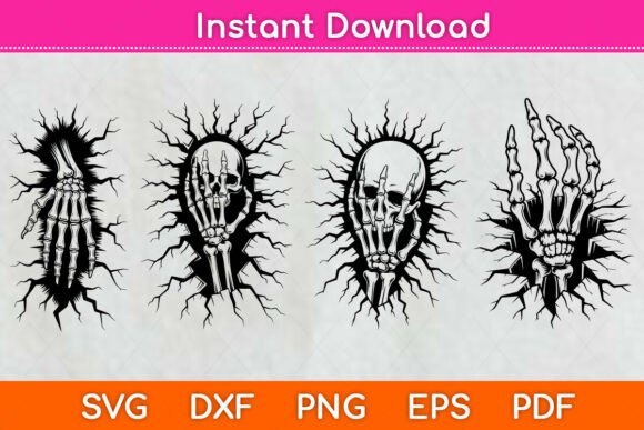 Skull in the Wall Vector File Review