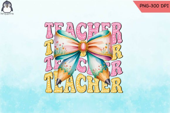 Teacher Coquette Christmas PNG for Crafts