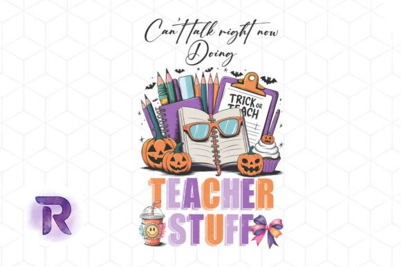 Teacher Stuff Halloween Pumpkin PNG