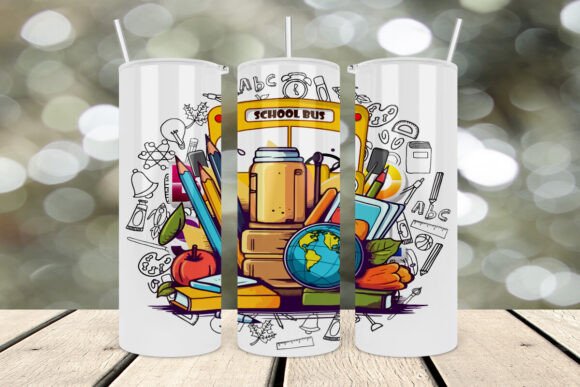 Teacher Tumbler Wrap PNG, Graphics & Crafts