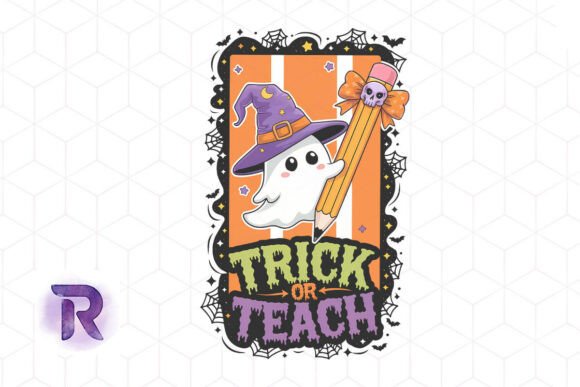Trick or Teacher Sublimation Funny PNG