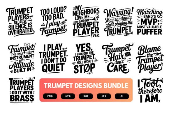 Trumpet SVG Bundle Review