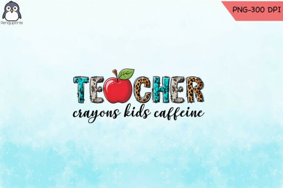 Western Teacher Apple Sublimation PNG